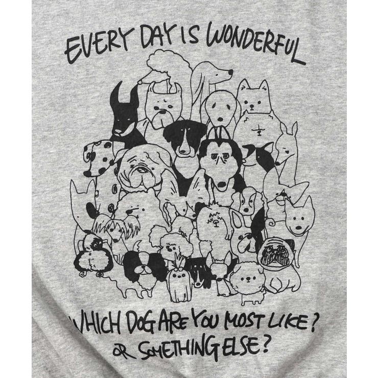 毎日がわんダフル柄アシメプルオーバー | ScoLar | 詳細画像9 