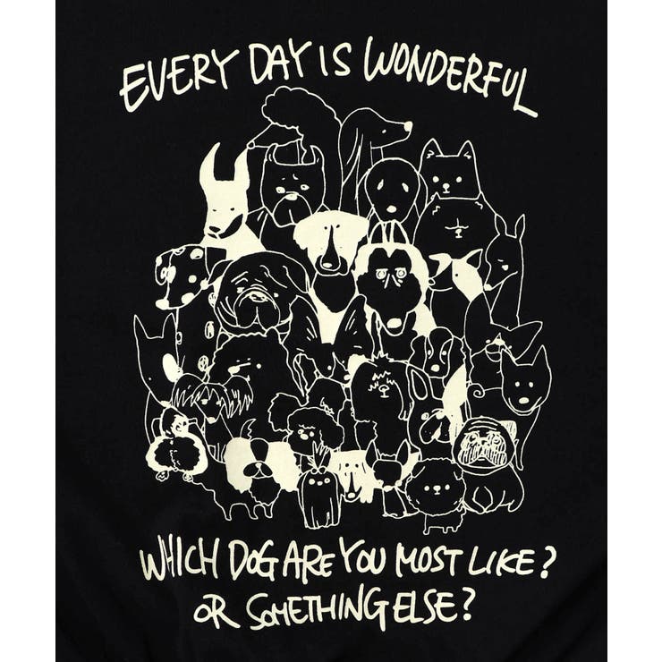 毎日がわんダフル柄アシメプルオーバー | ScoLar | 詳細画像10 