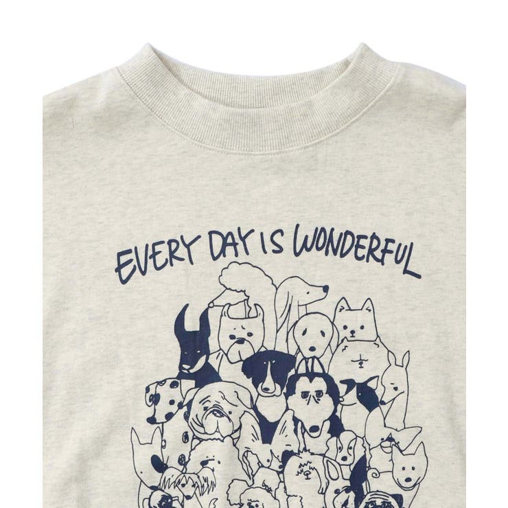 毎日がわんダフル柄アシメプルオーバー | ScoLar | 詳細画像11 