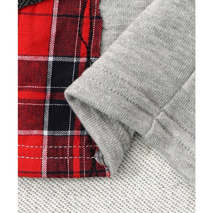 パッチワークラビルアップリケ裏毛チュニック | ScoLar | 詳細画像14 