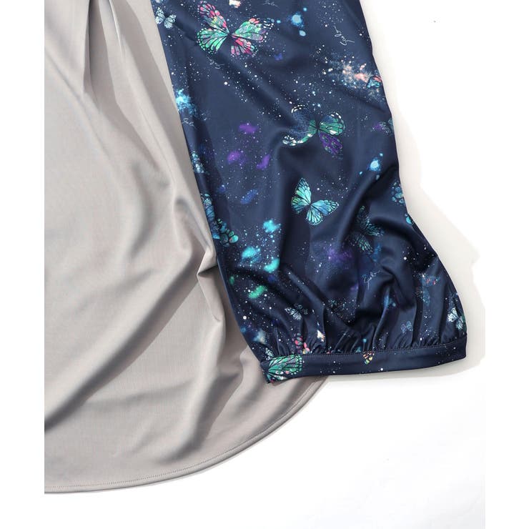 宇宙蝶柄×ジャージ生地 ジャンパースカート | ScoLar | 詳細画像21 