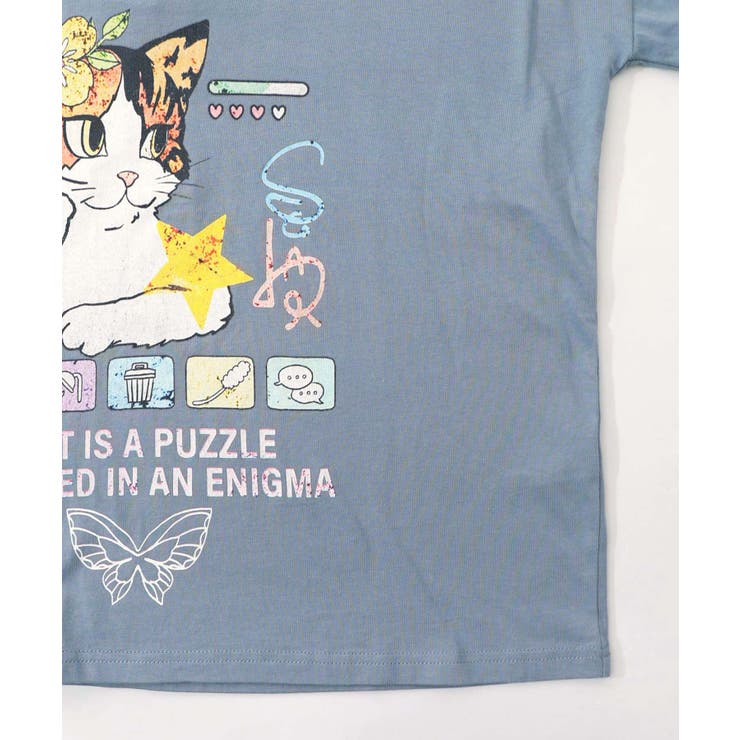 ネコちゃんのデイリールーティン柄ロンT | ScoLar | 詳細画像16 