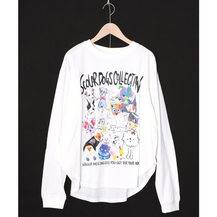 スカラーわんちゃんコレクション柄ロンT | ScoLar | 詳細画像8 