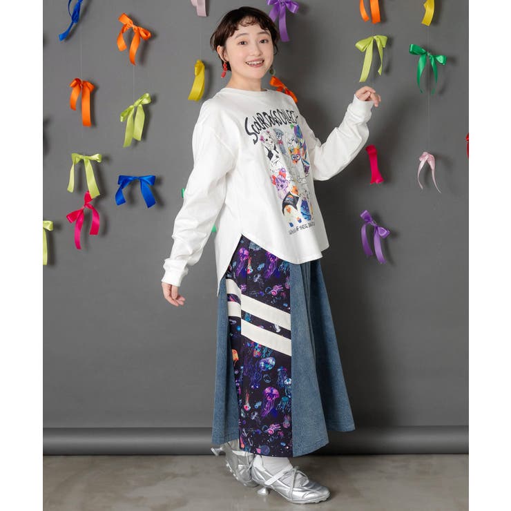 スカラーわんちゃんコレクション柄ロンT | ScoLar | 詳細画像5 