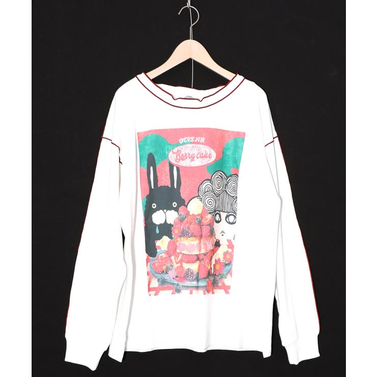 ベリーパンケーキ柄 メロー加工プルオーバー | ScoLar | 詳細画像6 