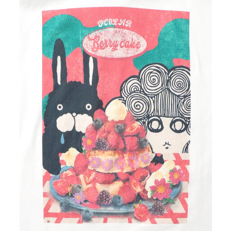 ベリーパンケーキ柄 メロー加工プルオーバー | ScoLar | 詳細画像7 