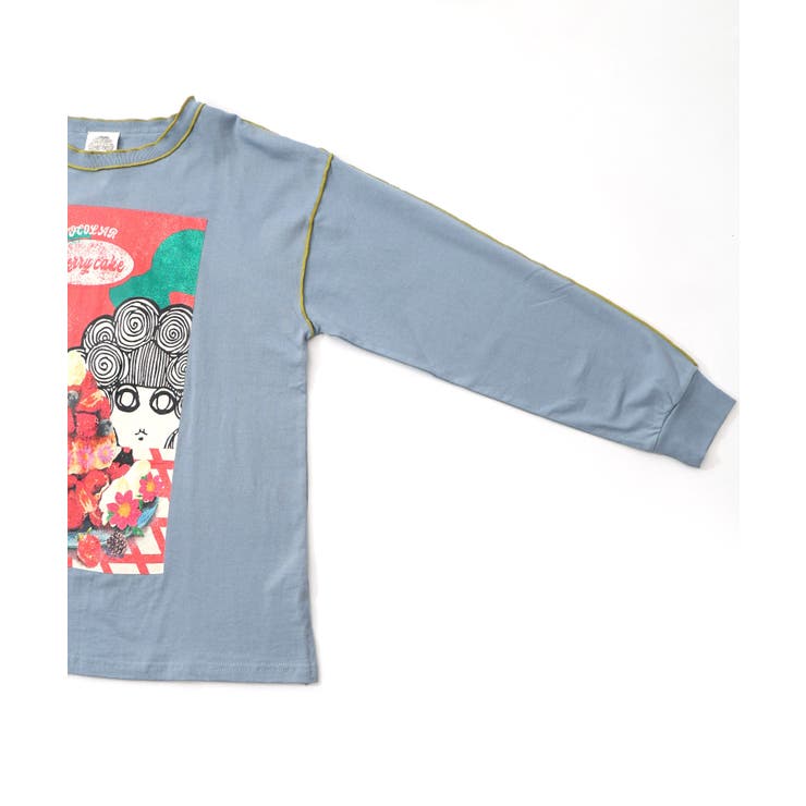 ベリーパンケーキ柄 メロー加工プルオーバー | ScoLar | 詳細画像10 