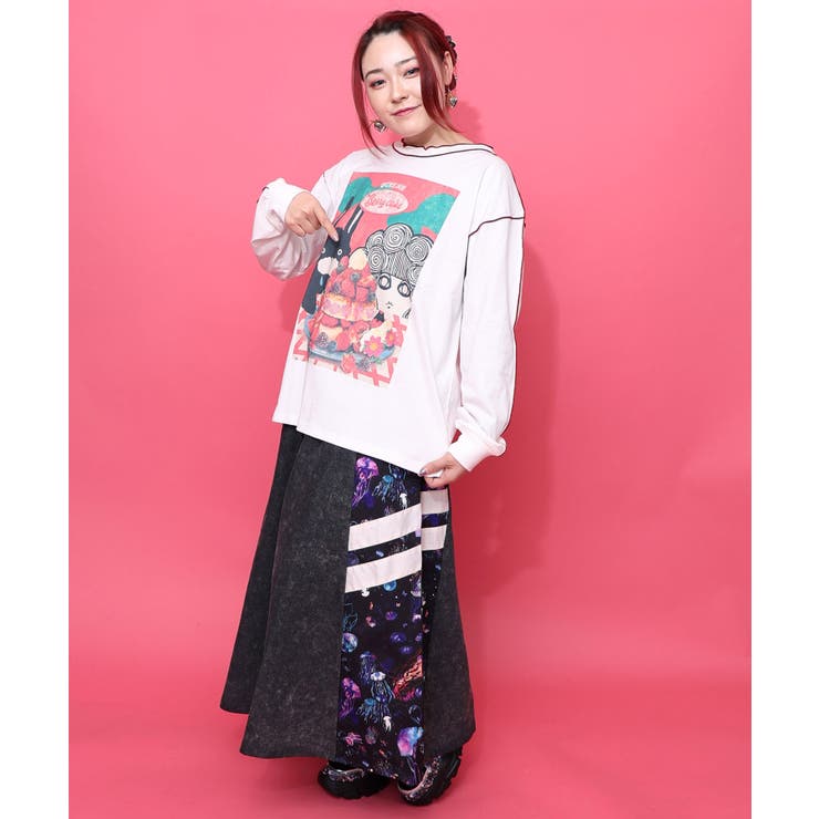 ベリーパンケーキ柄 メロー加工プルオーバー | ScoLar | 詳細画像1 