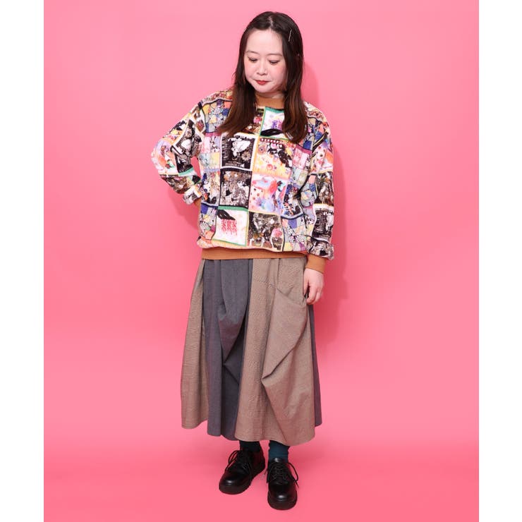 3柄展開両面フランネルプルオーバー | ScoLar | 詳細画像13 