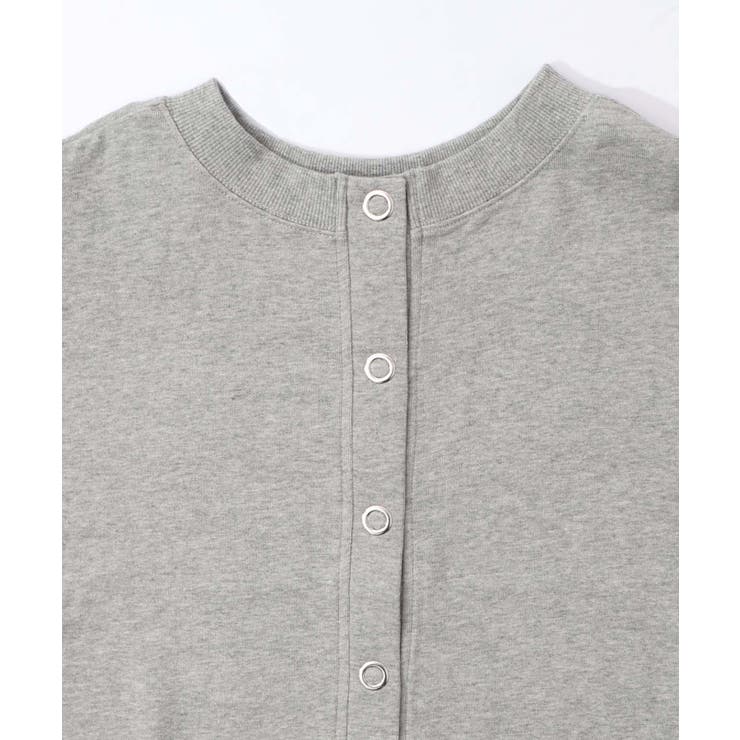裾蝶刺繍2wayミニ裏毛カーディガン | ScoLar | 詳細画像15 