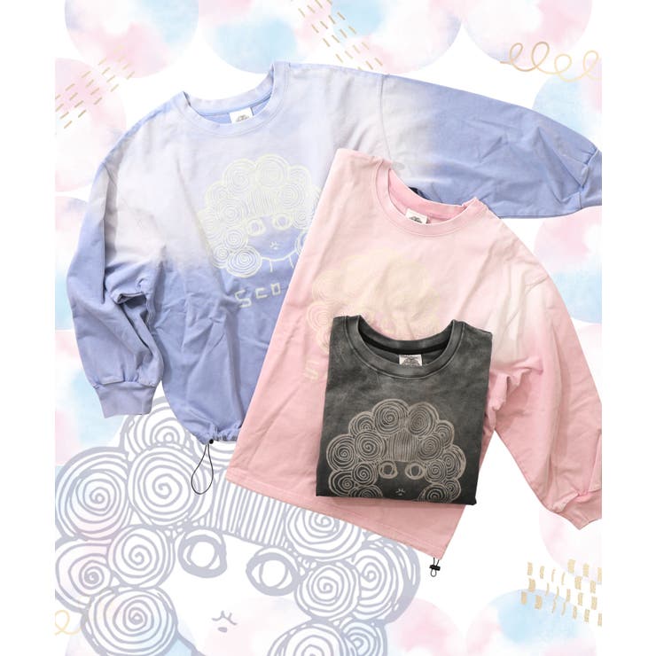 スカラーちゃん柄ヴィンテージ風プルオーバー | ScoLar | 詳細画像15 