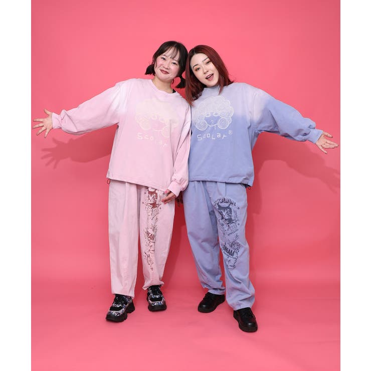 スカラーちゃん柄ヴィンテージ風プルオーバー | ScoLar | 詳細画像2 