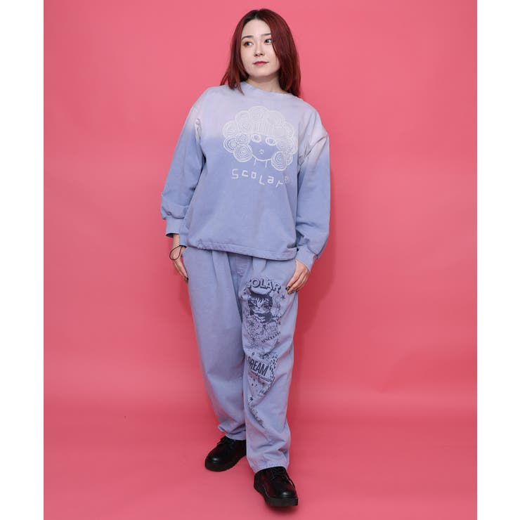 スカラーちゃん柄ヴィンテージ風プルオーバー | ScoLar | 詳細画像3 