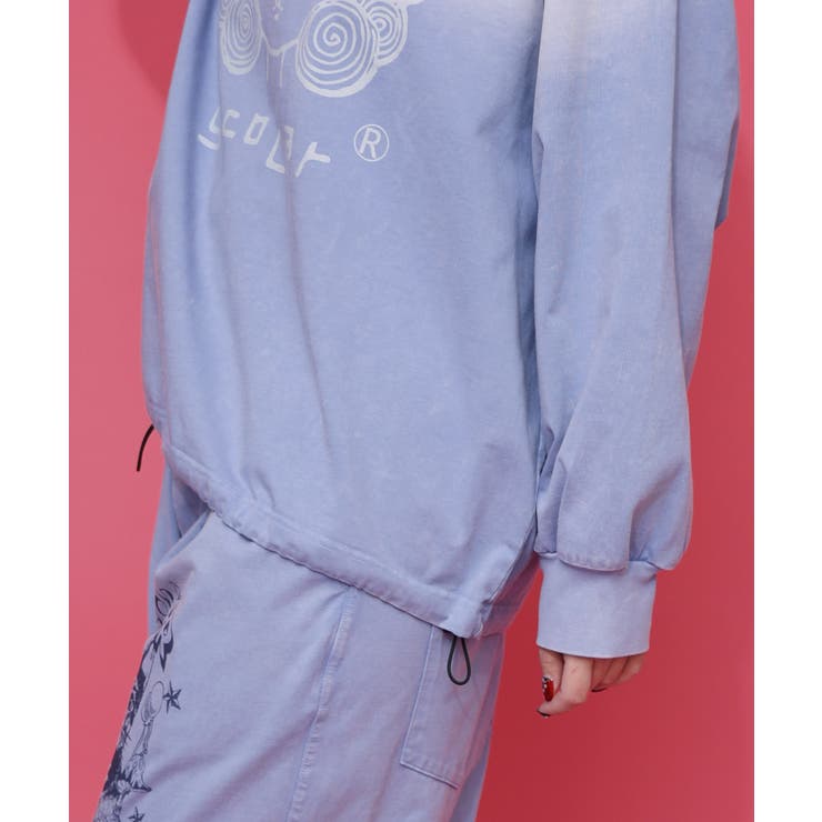 スカラーちゃん柄ヴィンテージ風プルオーバー | ScoLar | 詳細画像7 