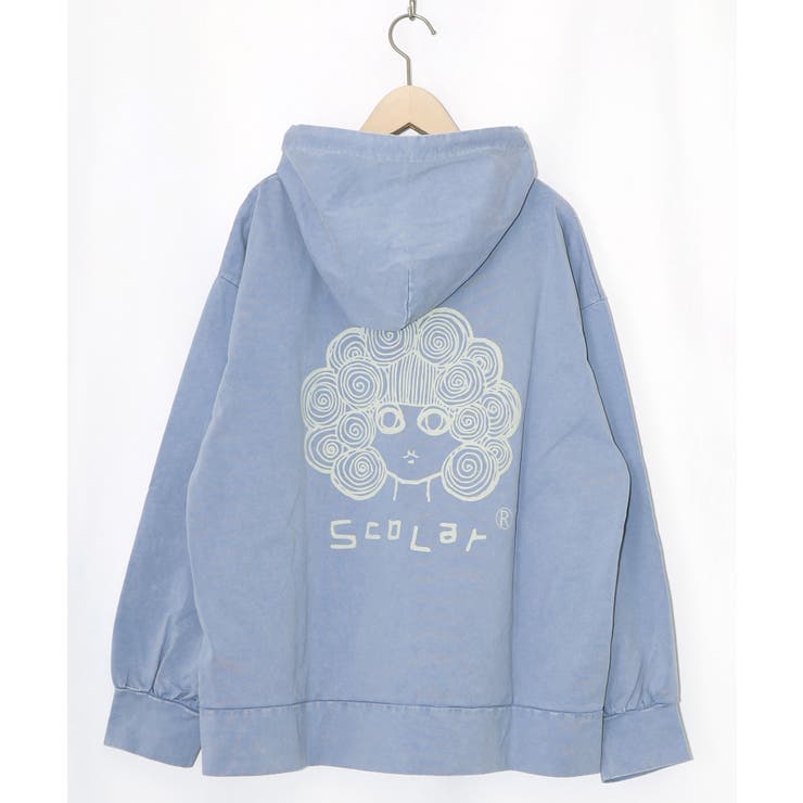 スカラーちゃん柄ヴィンテージ風パーカー | ScoLar | 詳細画像14 