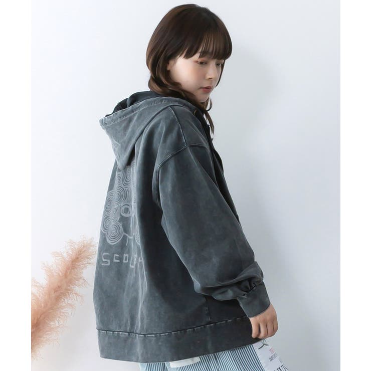 スカラーちゃん柄ヴィンテージ風パーカー | ScoLar | 詳細画像6 