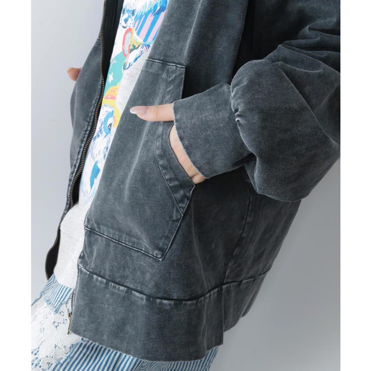 スカラーちゃん柄ヴィンテージ風パーカー | ScoLar | 詳細画像7 