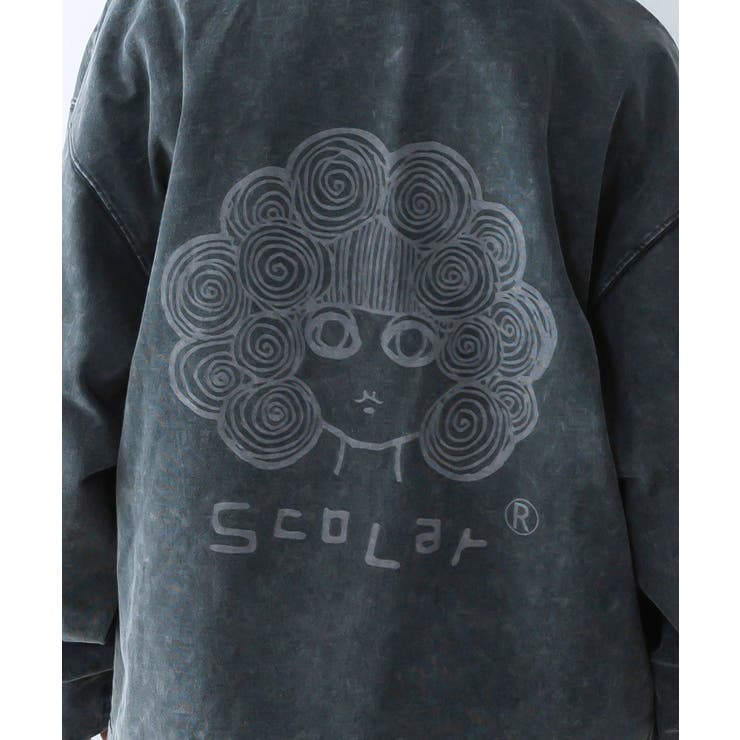 スカラーちゃん柄ヴィンテージ風パーカー | ScoLar | 詳細画像8 