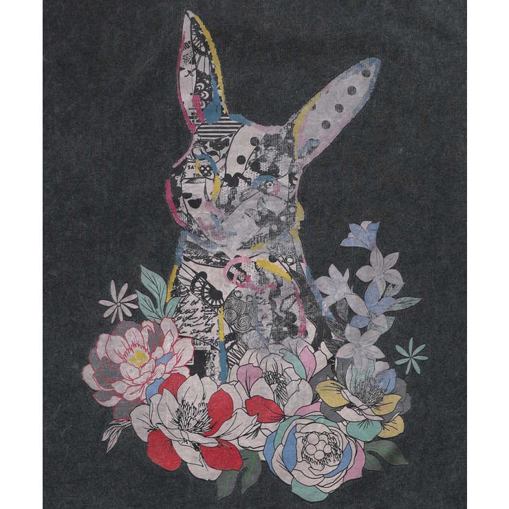 パッチワークウサギ柄ヴィンテージ風プルオーバー | ScoLar | 詳細画像10 