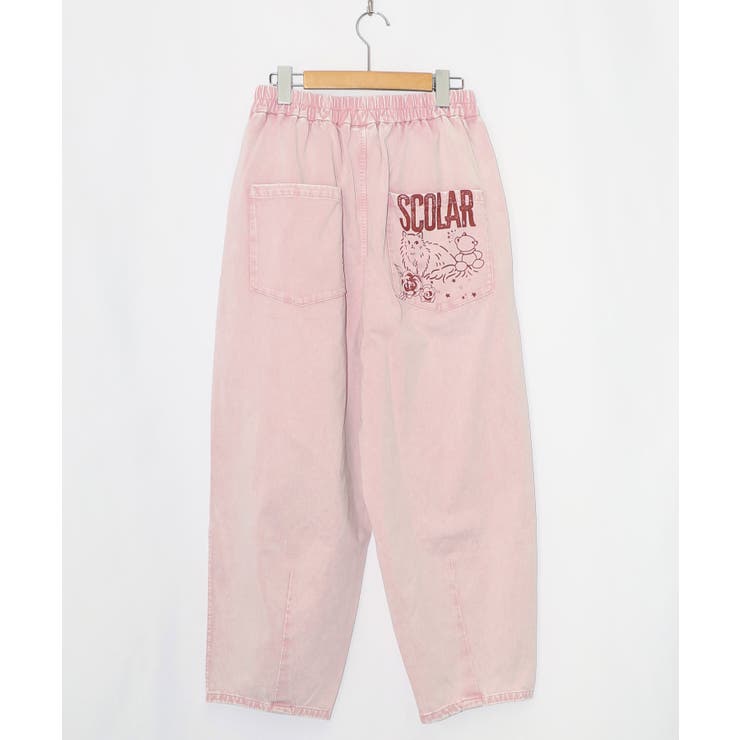 チョーク風柄コクーンパンツ | ScoLar | 詳細画像10 