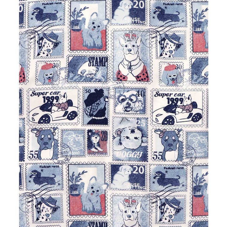 わんorにゃんスタンプ柄 ワッシャーシャツ | ScoLar | 詳細画像9 