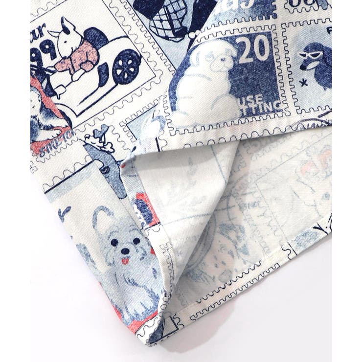 わんorにゃんスタンプ柄 バイオ加工パンツ | ScoLar | 詳細画像22 