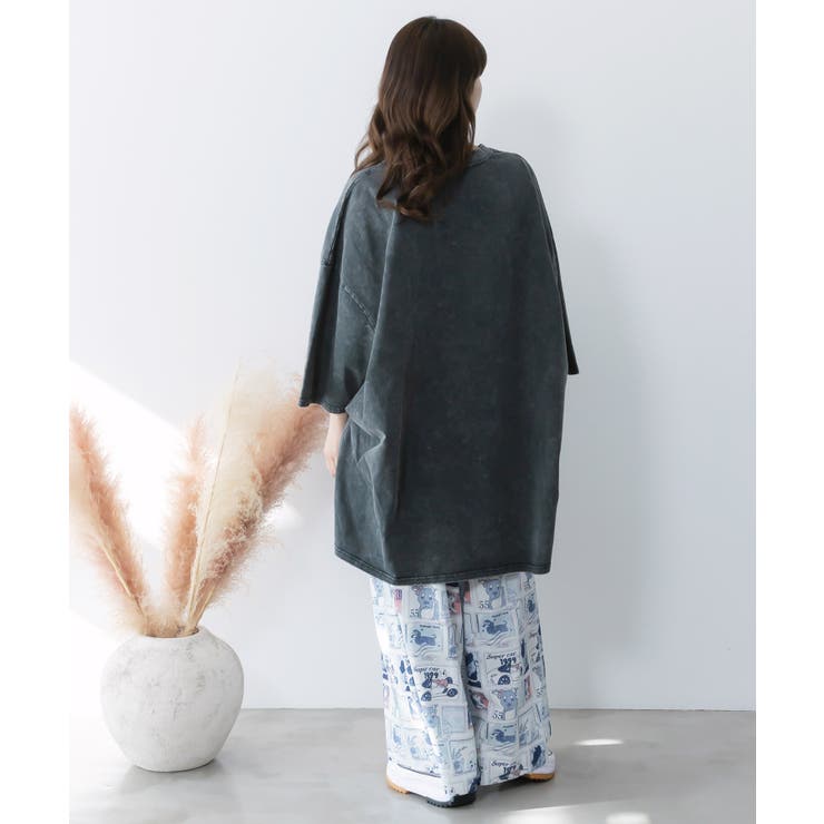 わんorにゃんスタンプ柄 バイオ加工パンツ | ScoLar | 詳細画像14 