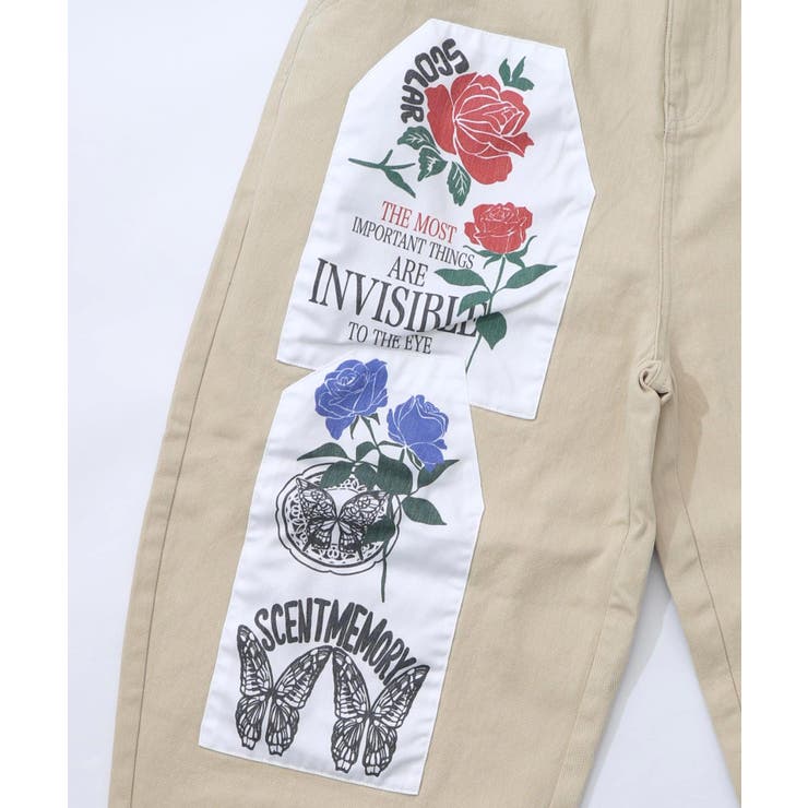 アップリケ×刺繍デニムorツイルパンツ | ScoLar | 詳細画像23 