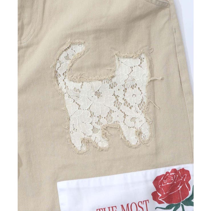 アップリケ×刺繍デニムorツイルパンツ | ScoLar | 詳細画像25 