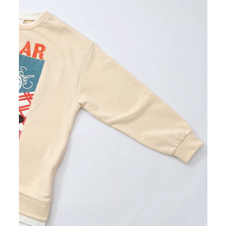 スカラーちゃんの夕食柄レイヤード風配色プルオーバー | ScoLar | 詳細画像20 