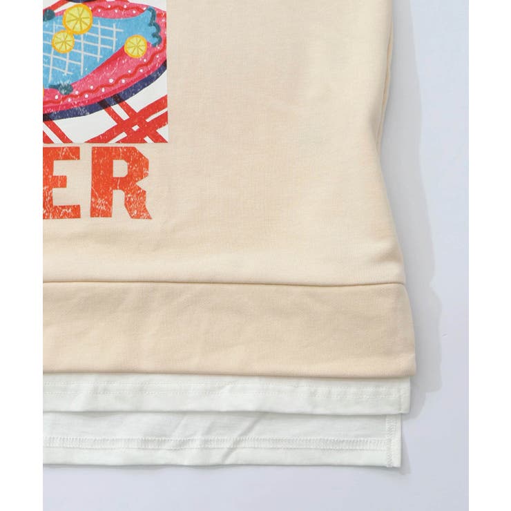 スカラーちゃんの夕食柄レイヤード風配色プルオーバー | ScoLar | 詳細画像21 