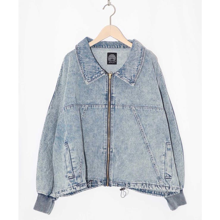 ヴィンテージ風ネコ刺繍デニムジャケット | ScoLar | 詳細画像10 