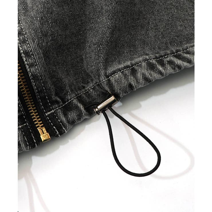 ヴィンテージ風ネコ刺繍デニムジャケット | ScoLar | 詳細画像16 