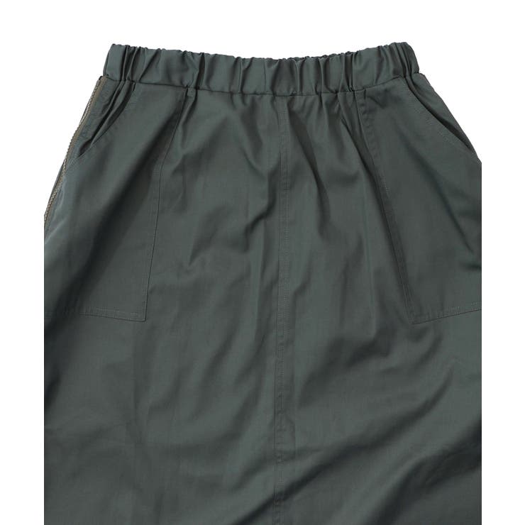 無地×動物たちの肖像柄 4wayツイルスカート | ScoLar | 詳細画像14 