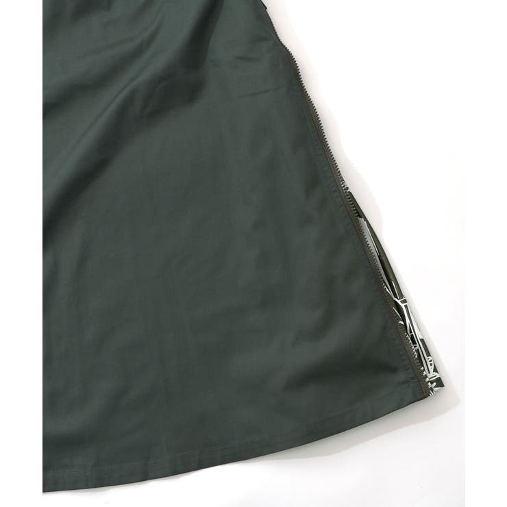 無地×動物たちの肖像柄 4wayツイルスカート | ScoLar | 詳細画像15 