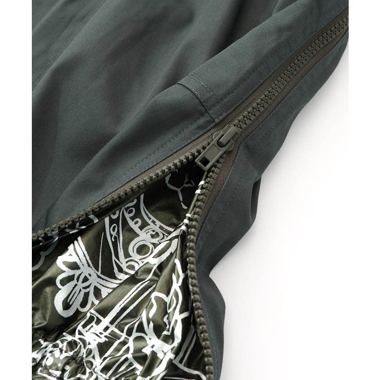 無地×動物たちの肖像柄 4wayツイルスカート | ScoLar | 詳細画像16 