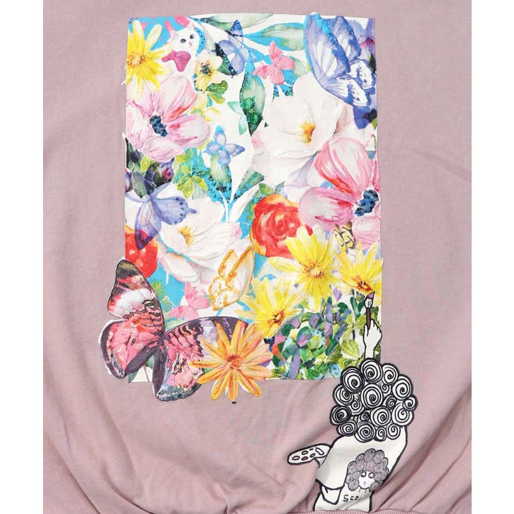 画家スカラーちゃんキャンバス柄プルオーバー | ScoLar | 詳細画像8 