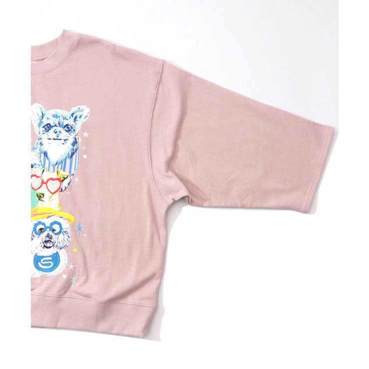 ラメ入りわんにゃん柄裏毛プルオーバー | ScoLar | 詳細画像15 