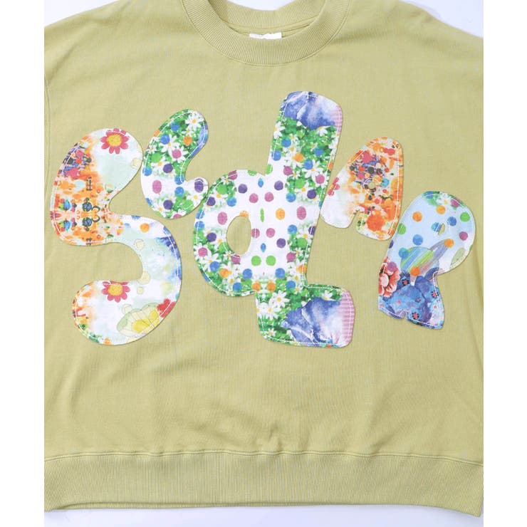 スカラー総柄ロゴアップリケ裏毛プルオーバー | ScoLar | 詳細画像13 