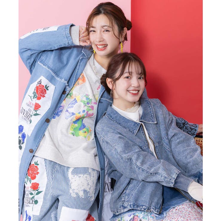 スカラー総柄ロゴアップリケ裏毛プルオーバー | ScoLar | 詳細画像8 