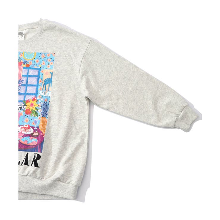 スカラールーム柄裏毛プルオーバー | ScoLar | 詳細画像15 