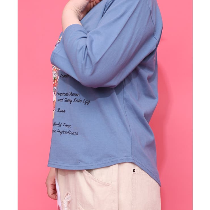 スカラーバーガータウン柄Tシャツ | ScoLar | 詳細画像4 