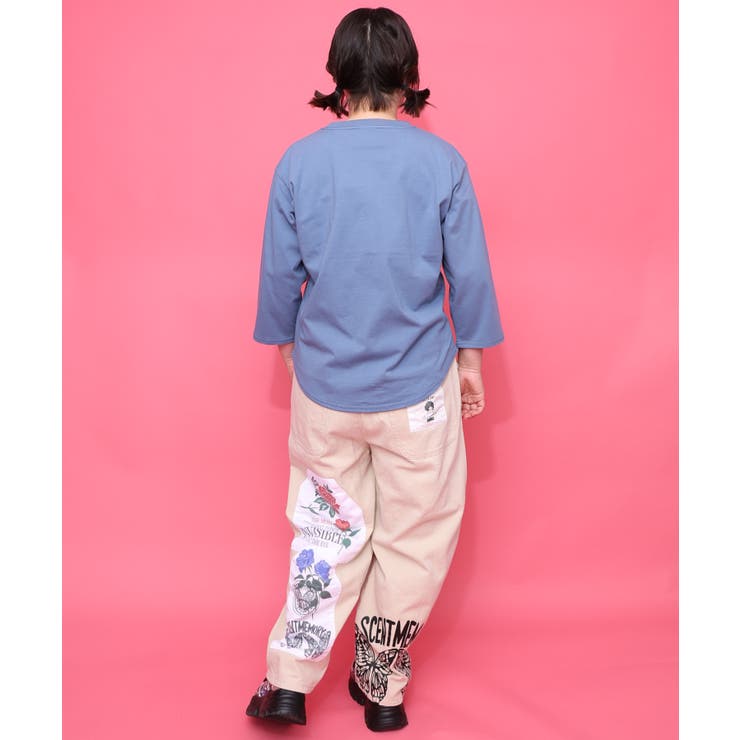 スカラーバーガータウン柄Tシャツ | ScoLar | 詳細画像6 