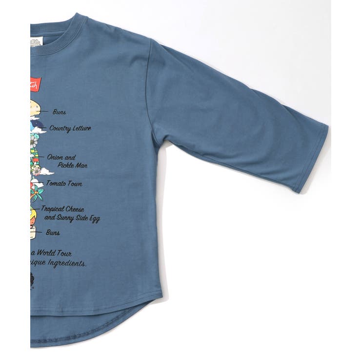 スカラーバーガータウン柄Tシャツ | ScoLar | 詳細画像13 