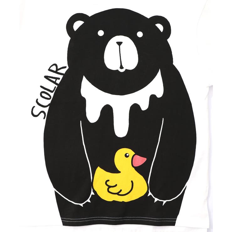 くま吉くんとアヒル柄ロンT | ScoLar | 詳細画像9 