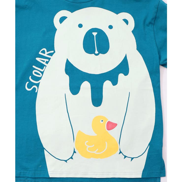 くま吉くんとアヒル柄ロンT | ScoLar | 詳細画像11 