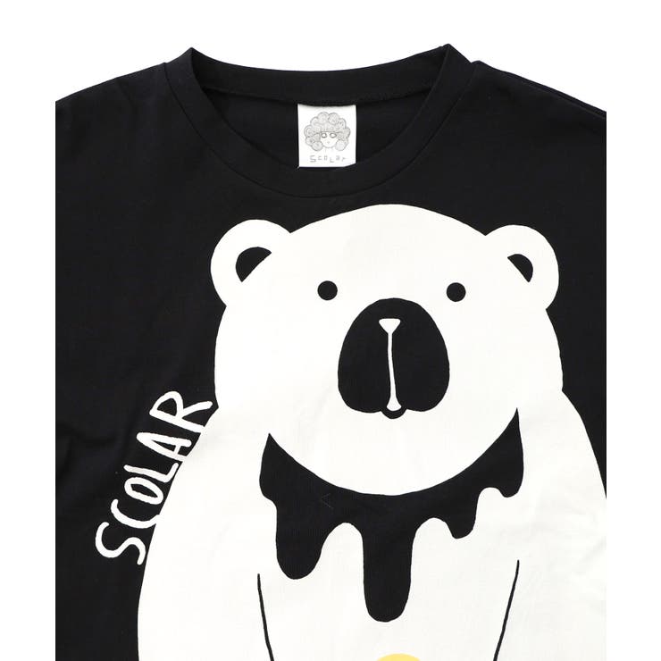 くま吉くんとアヒル柄ロンT | ScoLar | 詳細画像12 