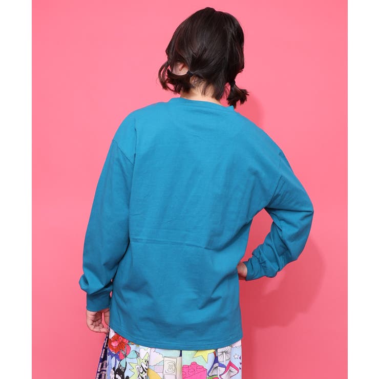 くま吉くんとアヒル柄ロンT | ScoLar | 詳細画像4 