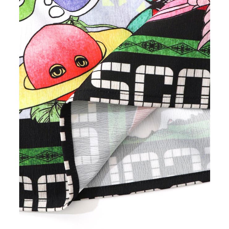 レトロスカーフ柄ワッシャー加工スカート | ScoLar | 詳細画像15 