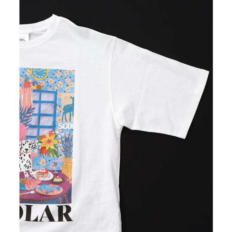 スカラールーム柄Tシャツ | ScoLar | 詳細画像13 